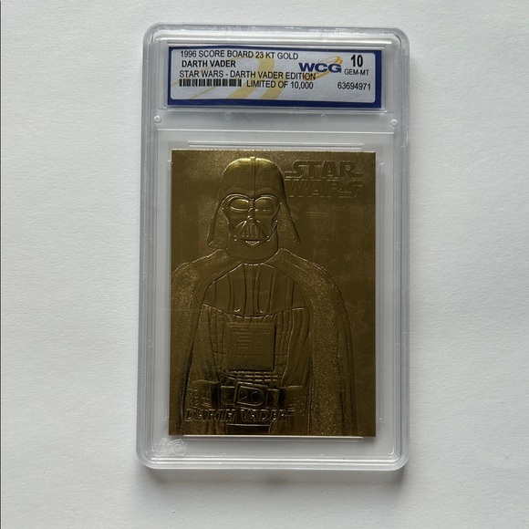 Star Wars Other - Star Wars Gold Darth Vader Collectible Card